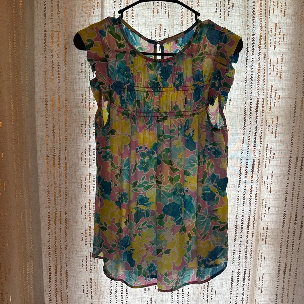 Pleione Multicolor Floral Blouse